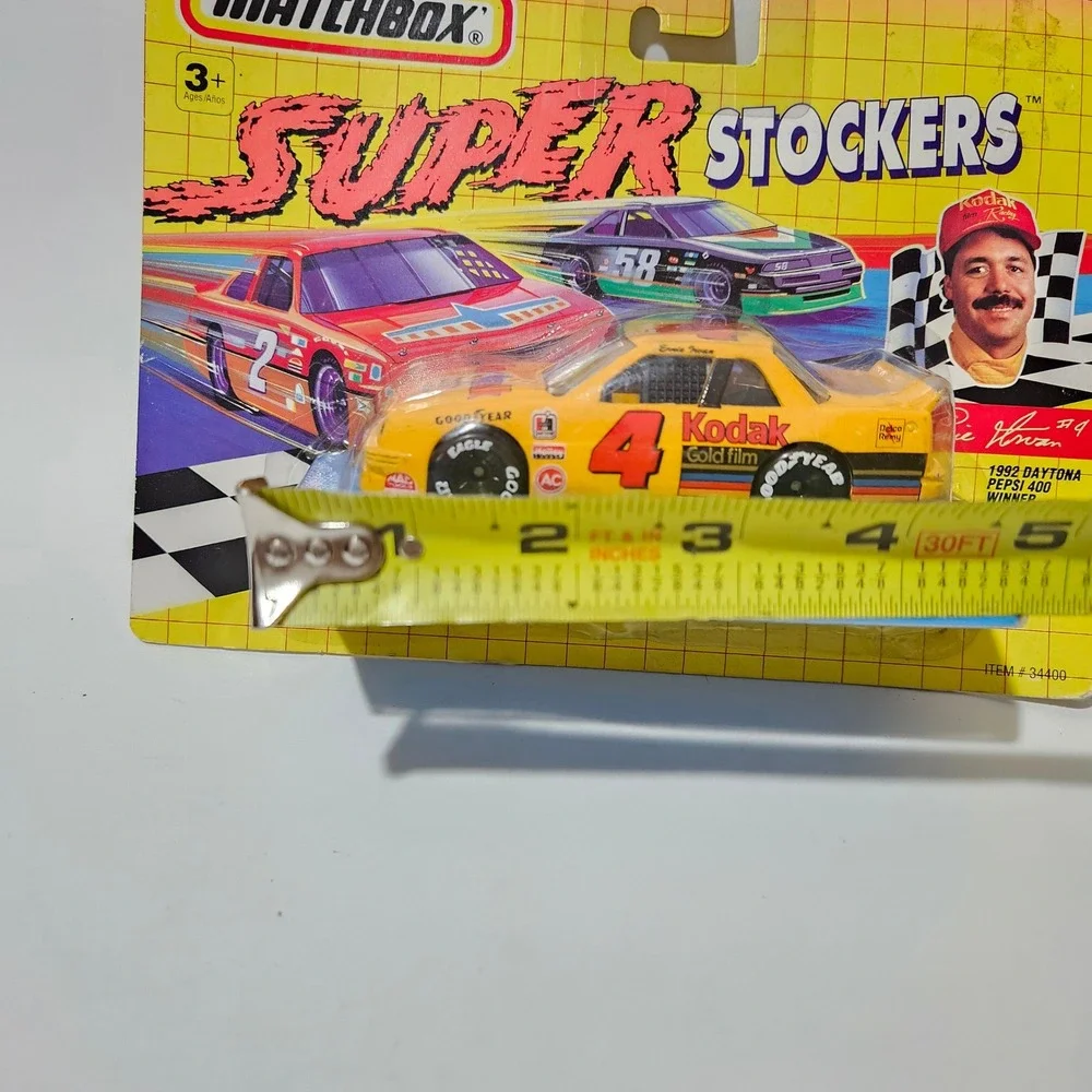 Matchbox Super Stockers Ernie Irvan 4 Kodak Racing Lumina 1992 Daytona Winner